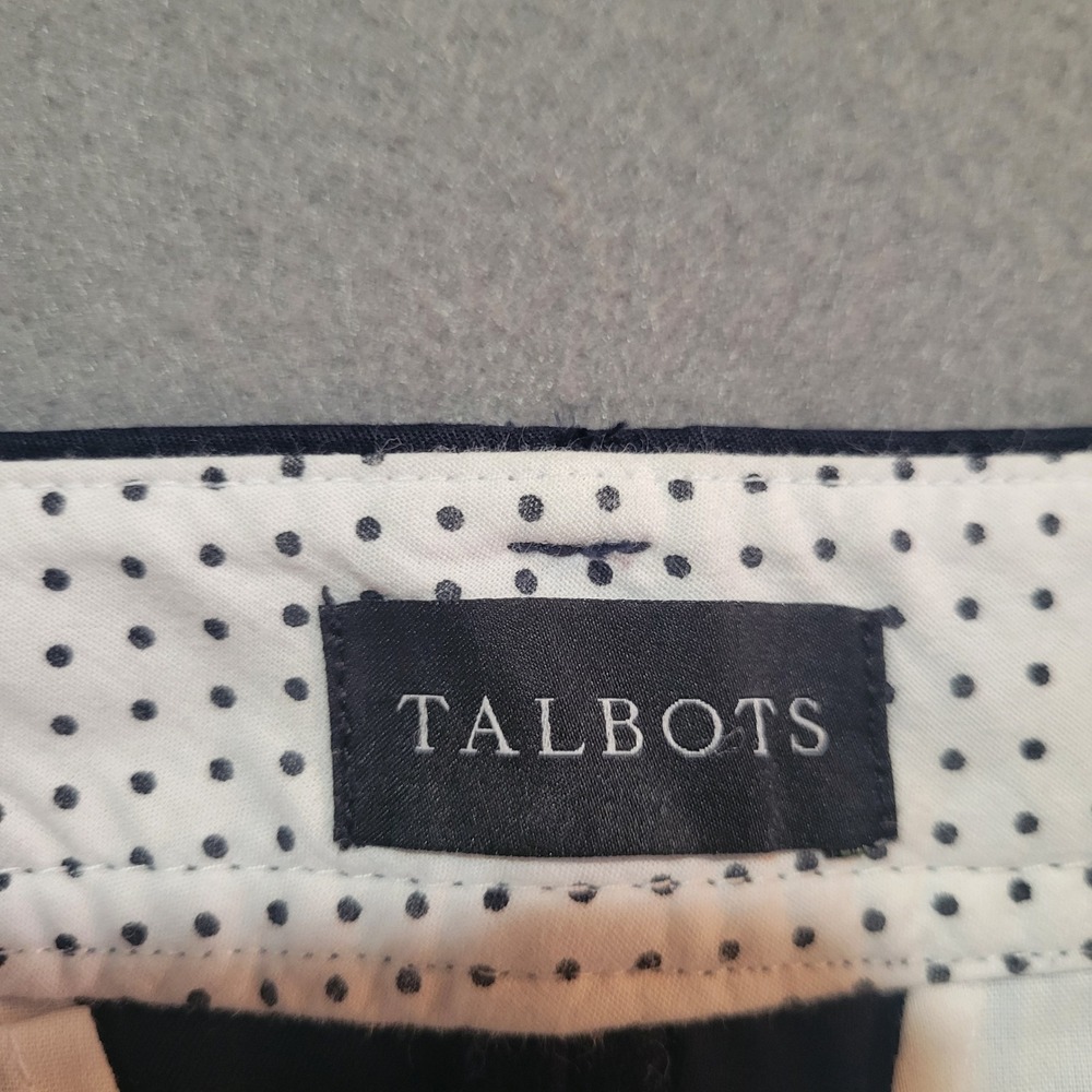 Talbots Perfect Crop Pant Navy Blue Slim Leg Mid Rise Size 6 NEW - Picture 3 of 10